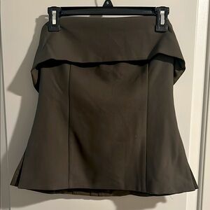Olive green tube top from Aritzia! Never worn, but I missed the return window.